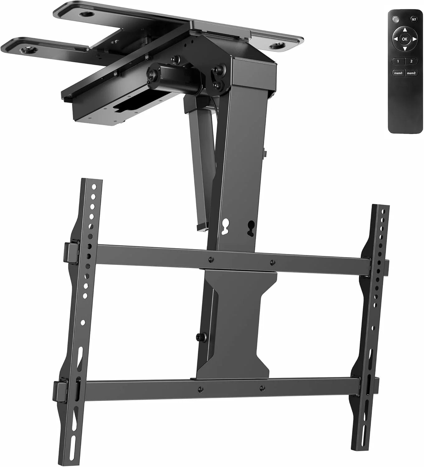 VIVO Electric Ceiling TV Mount, 37��70", Motorized, App Control, Black
