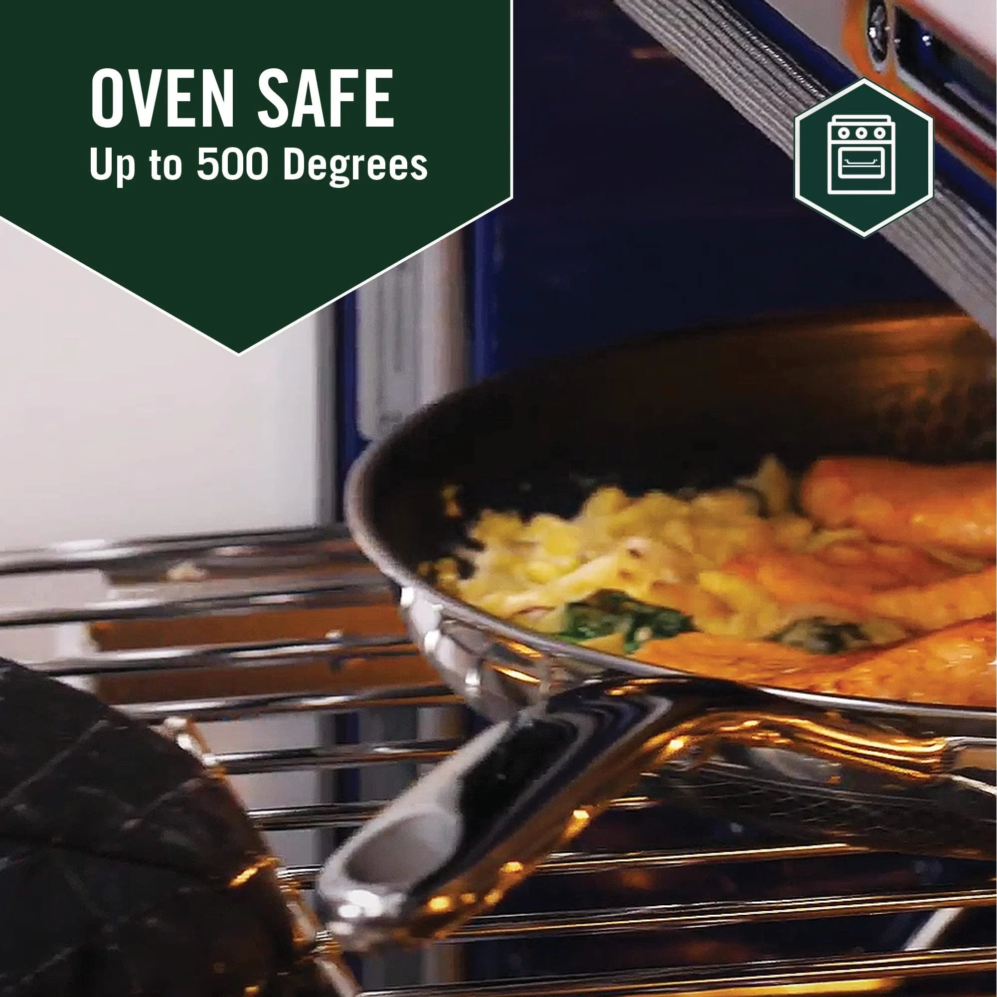 HexClad Nonstick Dishwasher Friendly Compatible