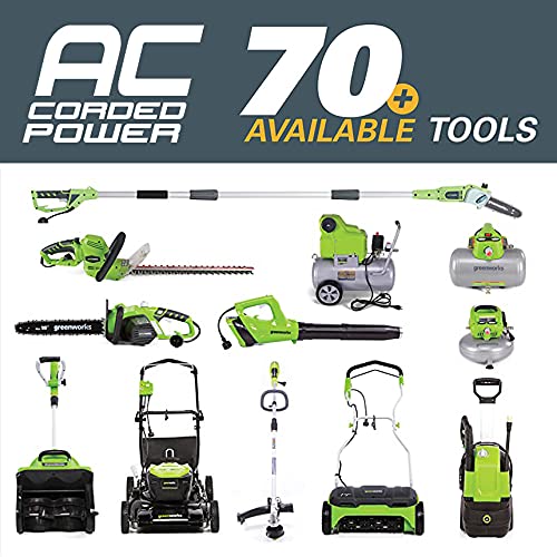 Greenworks 10 Amp 14�� Corded Electric Dethatcher (Stainless Steel Tines)