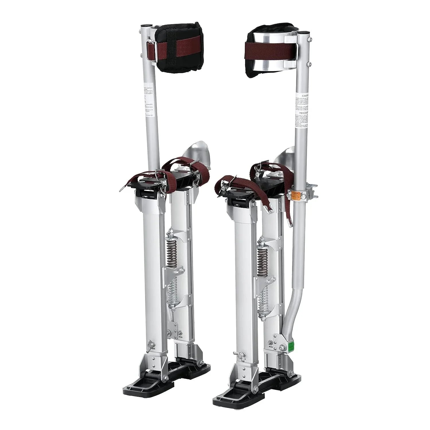 VEVOR Drywall Stilts, 18''-30'' Adjustable Aluminum Tool Stilts with Protective Knee Pads