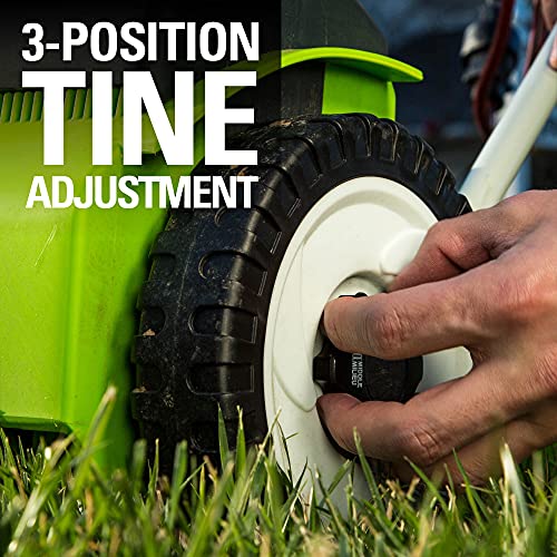 Greenworks 10 Amp 14�� Corded Electric Dethatcher (Stainless Steel Tines)