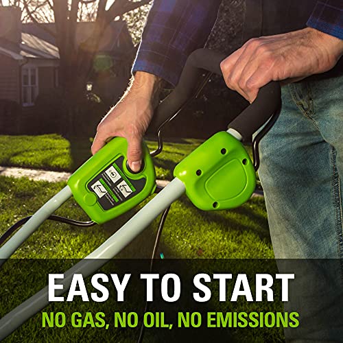 Greenworks 10 Amp 14�� Corded Electric Dethatcher (Stainless Steel Tines)