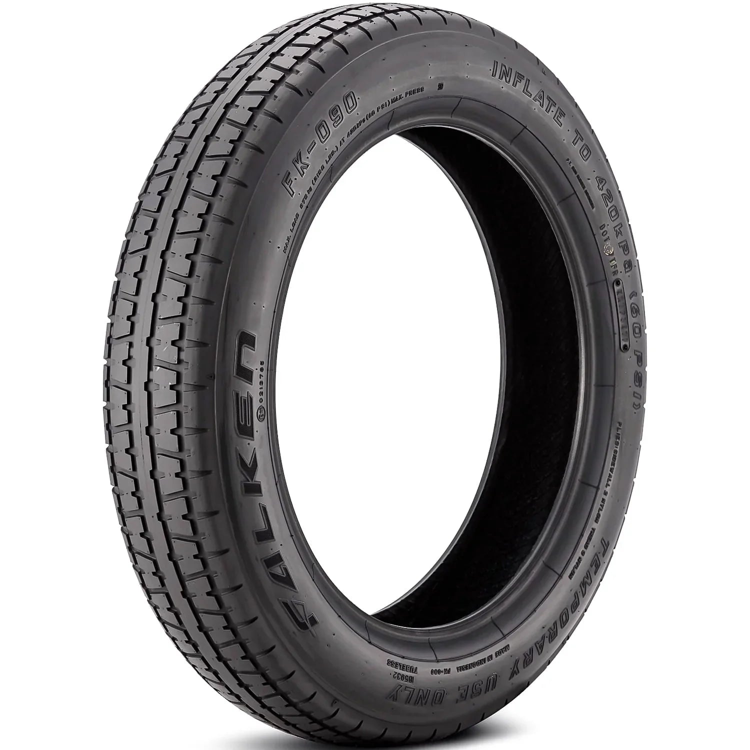 Falken FK-090 T125/70D17 98M Temporary Spare Tire �� Compact Emergency Replacement Tire
