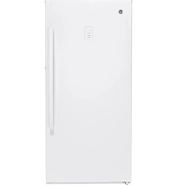 GE 14.1 Cu. ft. White Frost-free Upright Freezer FUF14DLRWW